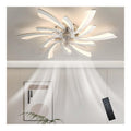 Lustre Blanc et Ambre aux lignes epurees avec eclairage confortable CT-1634