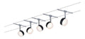 Luminaire Noir et Transparent a presence elegante et lumiere agreable 4 W 2700 K