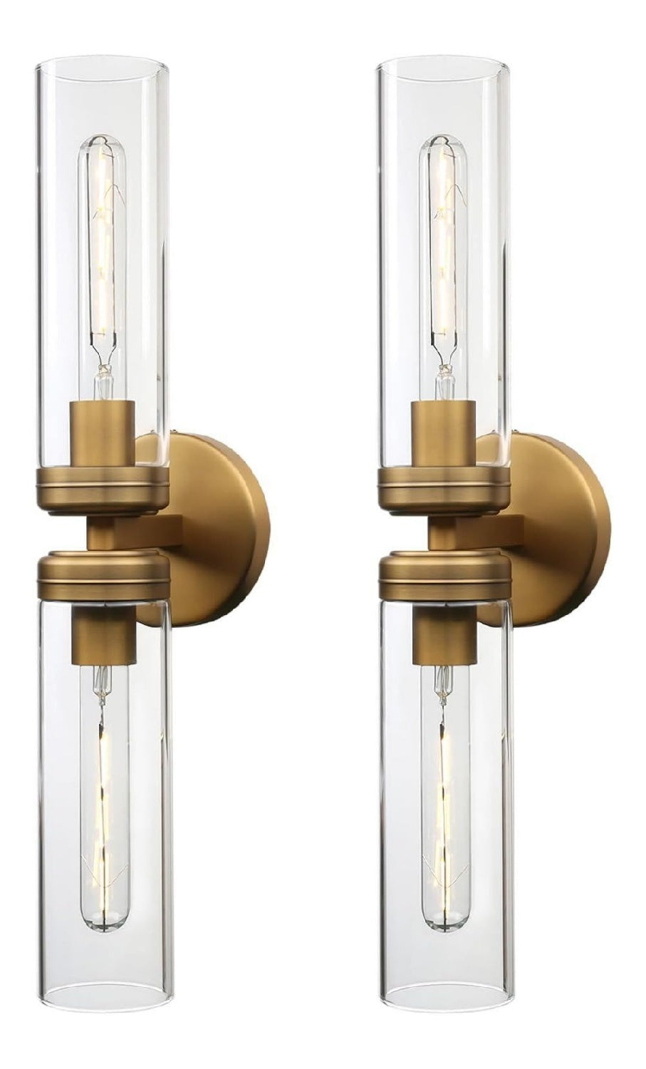 Eclairage Ambre contemporain en version applique murale 40W E27